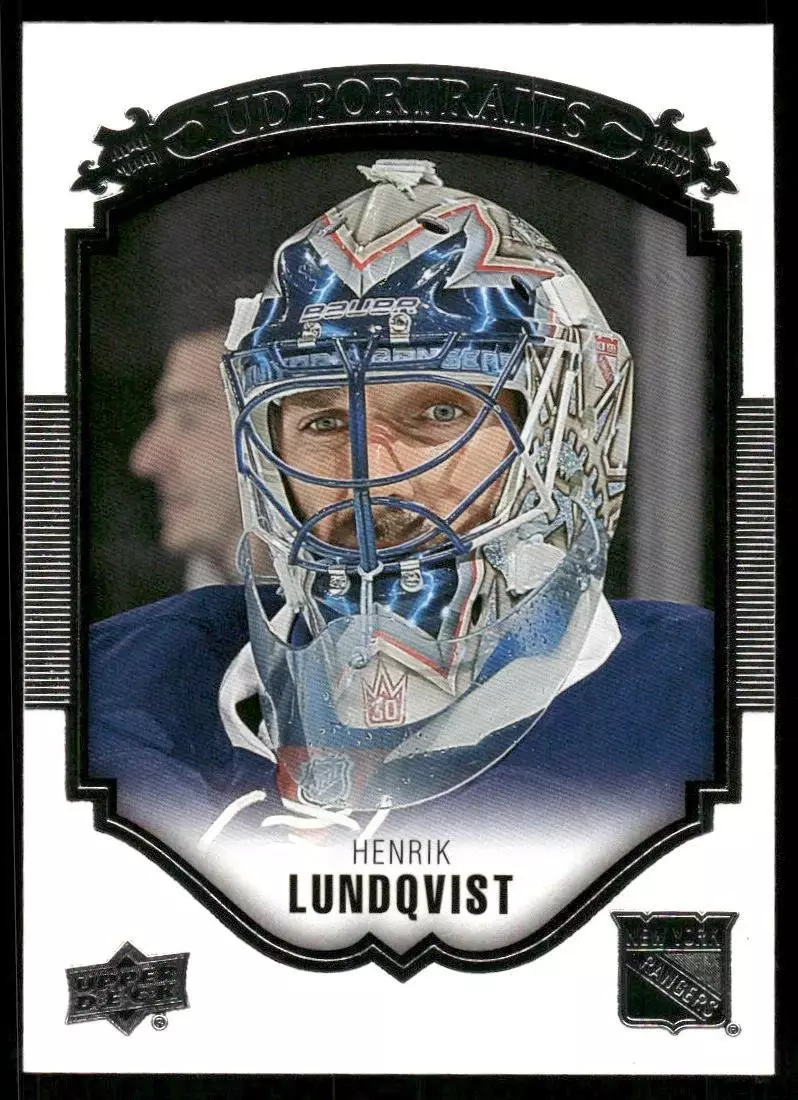 2019-20 Upper Deck UD Portraits #P20 Henrik Lundqvist