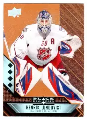 2014-15 Black Diamond Orange #217 Henrik Lundqvist AS