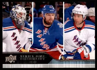 2014-15 Upper Deck #200 Henrik Lundqvist/Rick Nash/Martin St. Louis CL