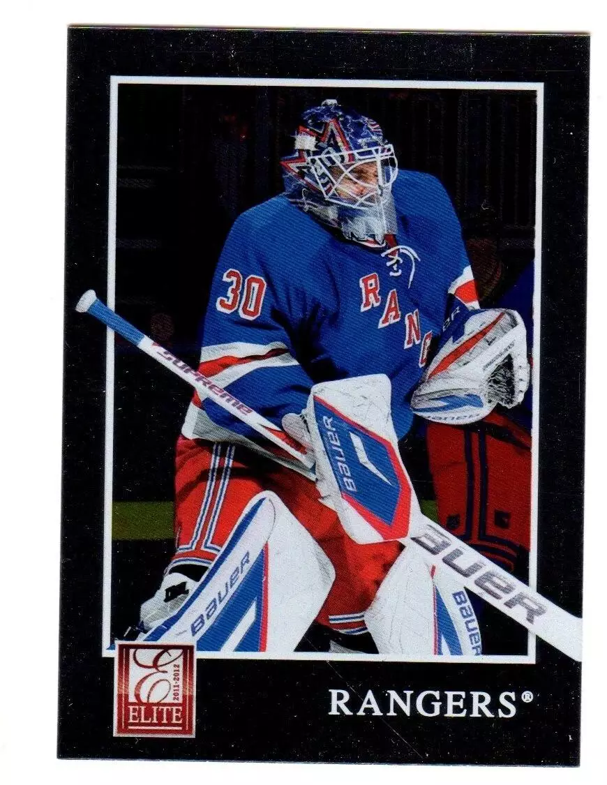 2011-12 Elite #23 Henrik Lundqvist