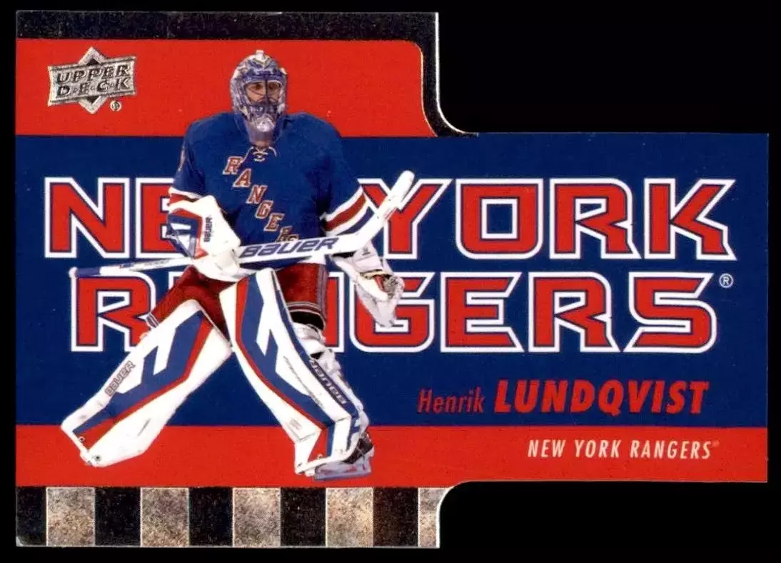 2015-16 Upper Deck Tim Hortons Die Cuts #TH8 Henrik Lundqvist