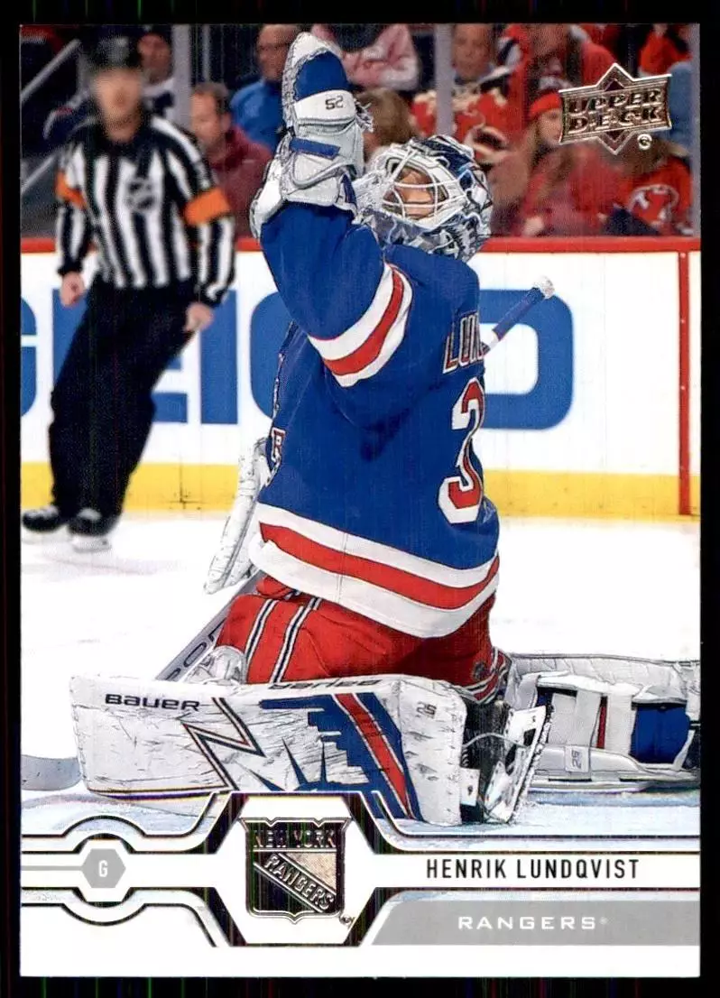 2019-20 Upper Deck #90 Henrik Lundqvist