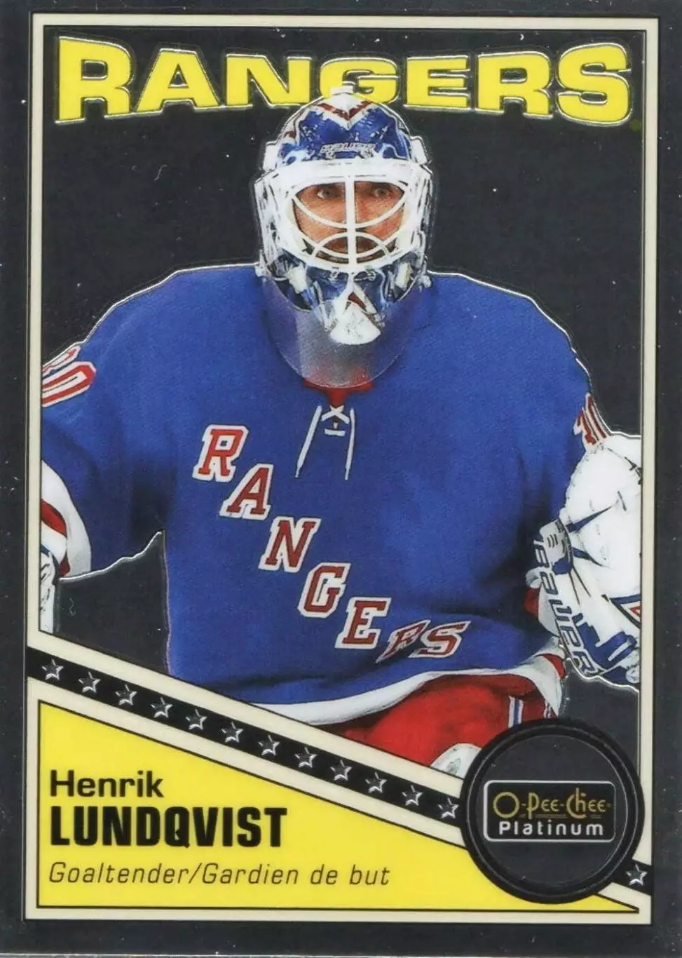 2019-20 O-Pee-Chee Platinum Retro #R41 Henrik Lundqvist