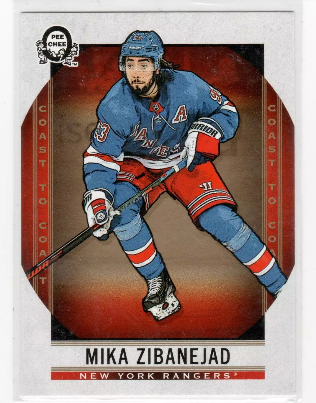 2018-19 O-Pee-Chee Coast to Coast #93 Mika Zibanejad