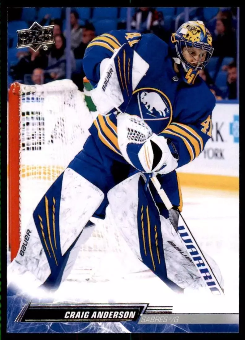 2022-23 Upper Deck #277 Craig Anderson