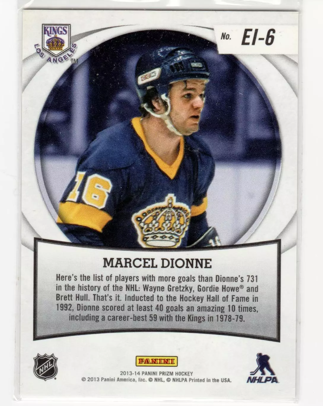 2013-14 Panini Prizm Endless Impressions #EI6 Marcel Dionne 1