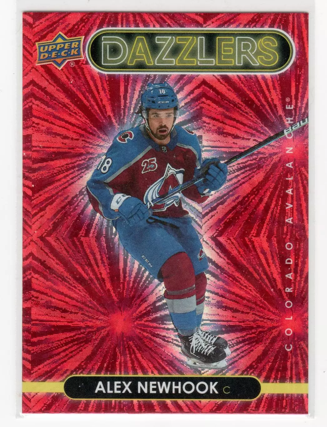 2021-22 Upper Deck Dazzlers Red #DZ13 Alex Newhook