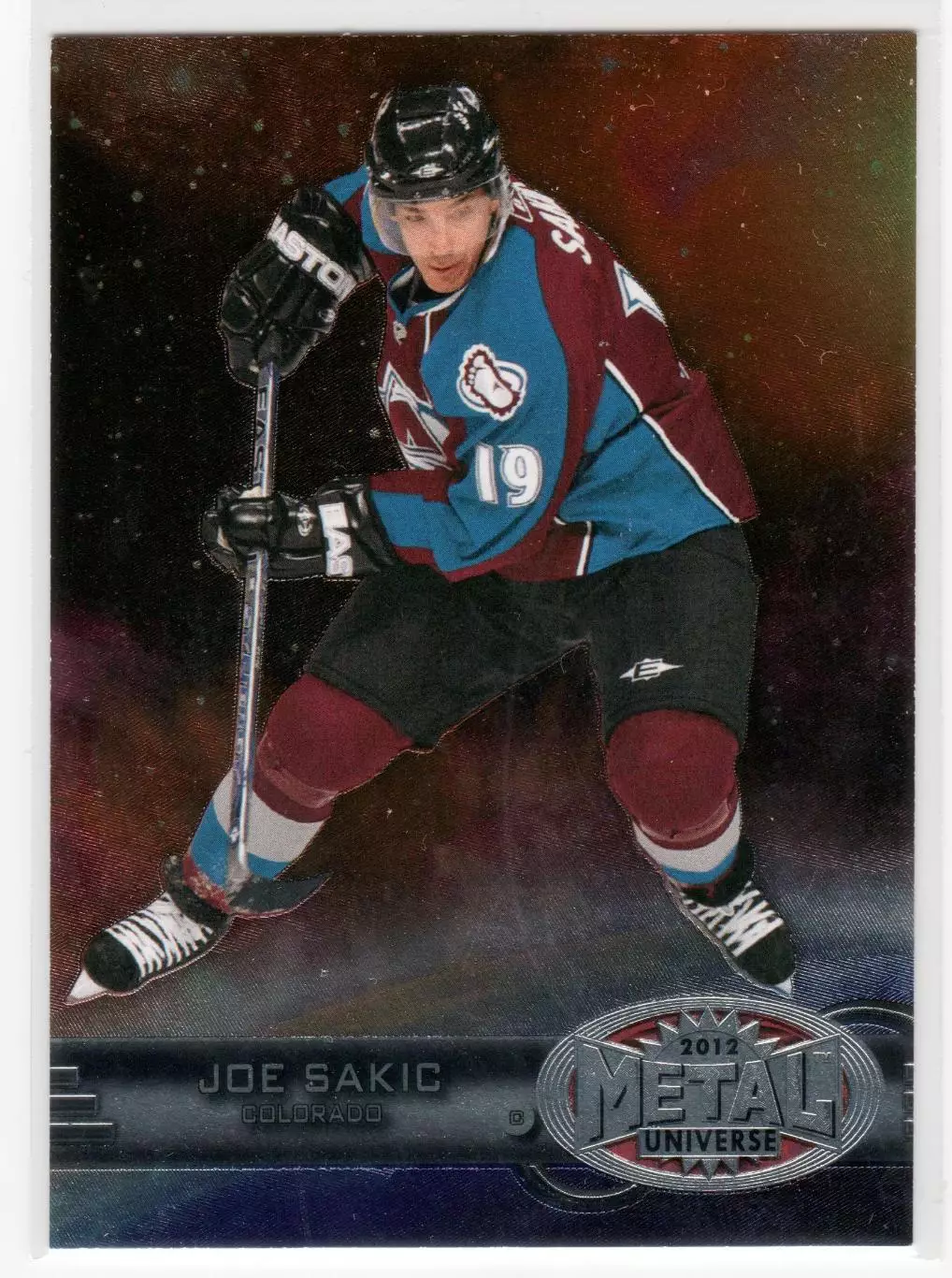 2012-13 Fleer Retro Metal Universe #55 Joe Sakic