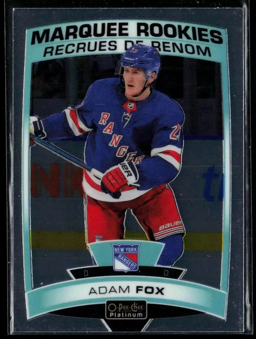 2019-20 O-Pee-Chee Platinum #178 Adam Fox RC