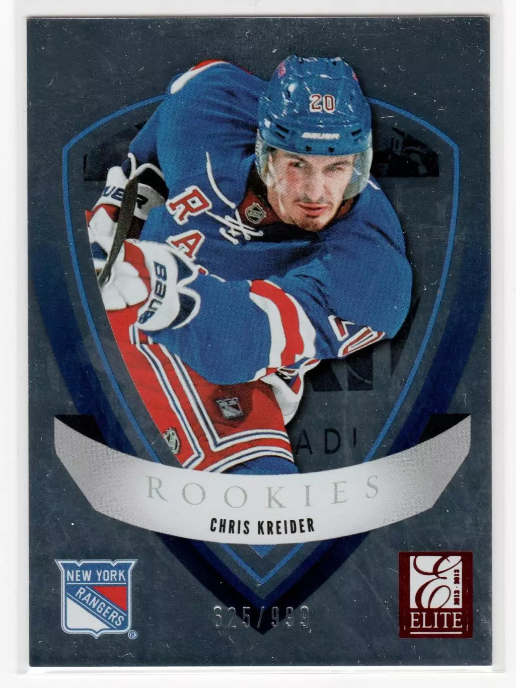 2012-13 Elite Rookies #38 Chris Kreider 625\999