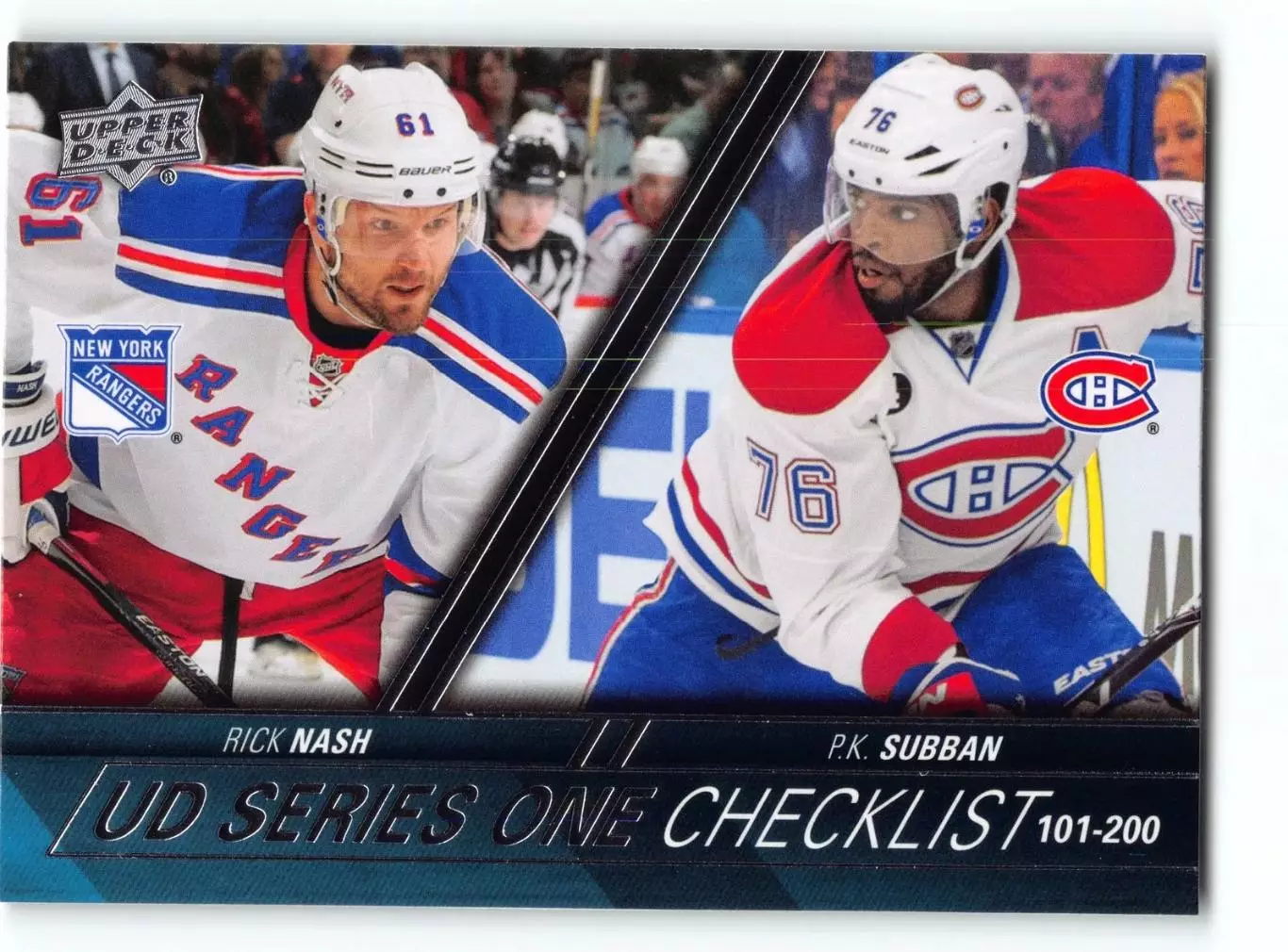 2015-16 Upper Deck #200 Rick Nash/P.K. Subban CL