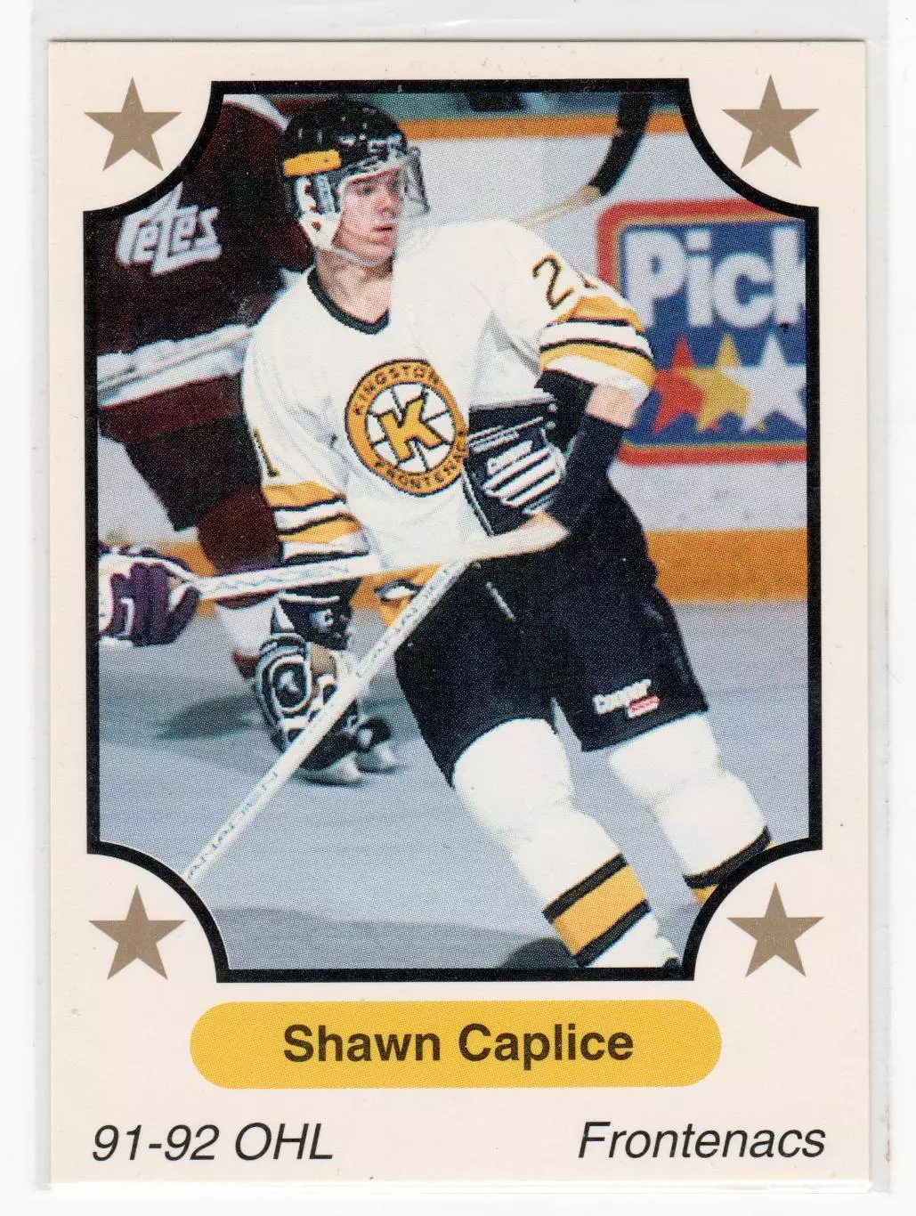 1991-92 7th Inning Sketch OHL #223 Shawn Caplice