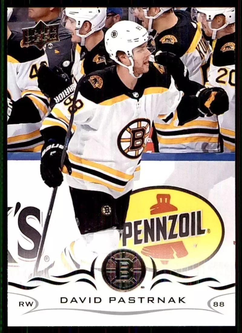 2018-19 Upper Deck #266 David Pastrnak