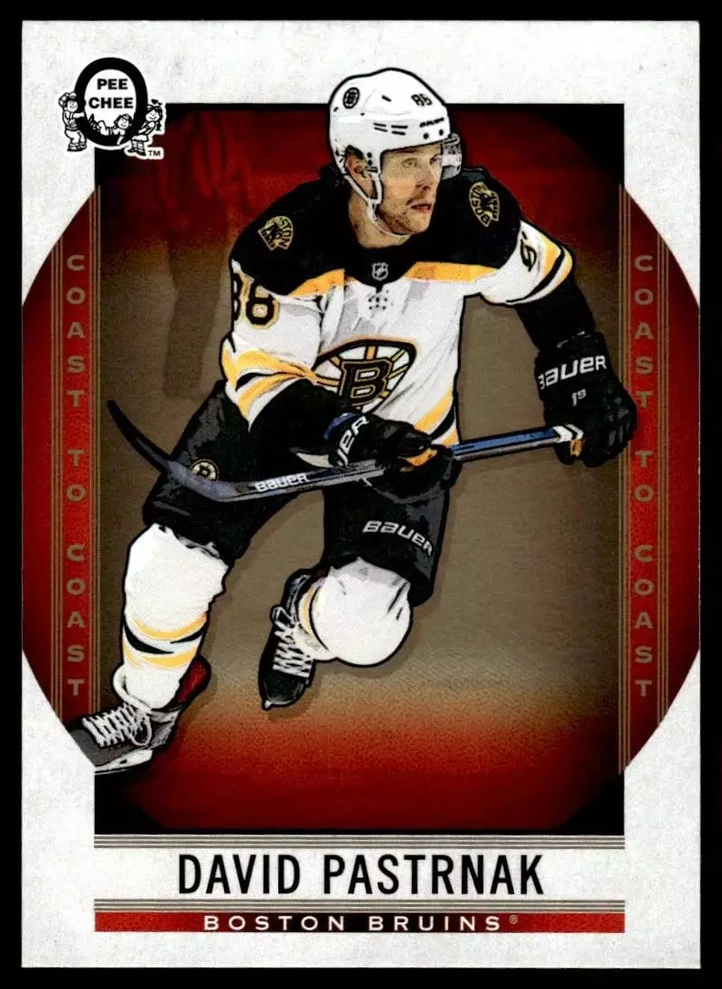 2018-19 O-Pee-Chee Coast to Coast #3 David Pastrnak