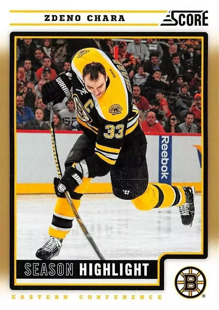 2012-13 Score Gold Rush #14 Zdeno Chara SH