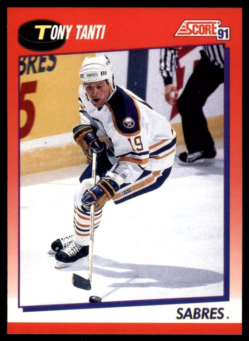 1991-92 Score Canadian Bilingual #49 Tony Tanti