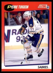 1991-92 Score Canadian Bilingual #4 Pierre Turgeon