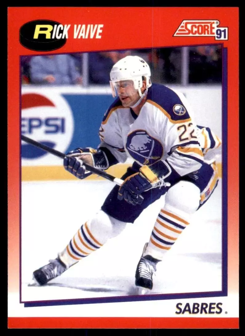 1991-92 Score Canadian Bilingual #26 Rick Vaive
