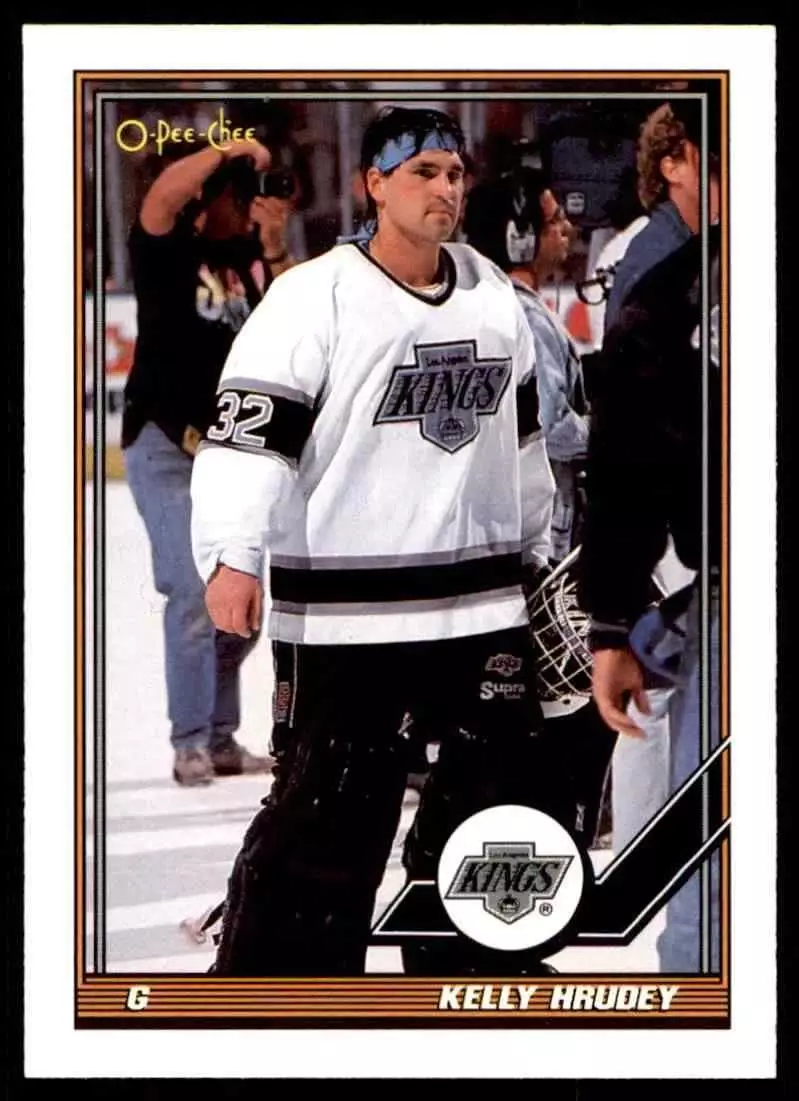 1991-92 O-Pee-Chee #195 Kelly Hrudey
