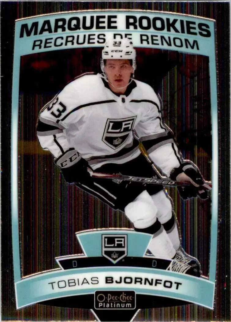 2019-20 O-Pee-Chee Platinum #196 Tobias Bjornfot RC