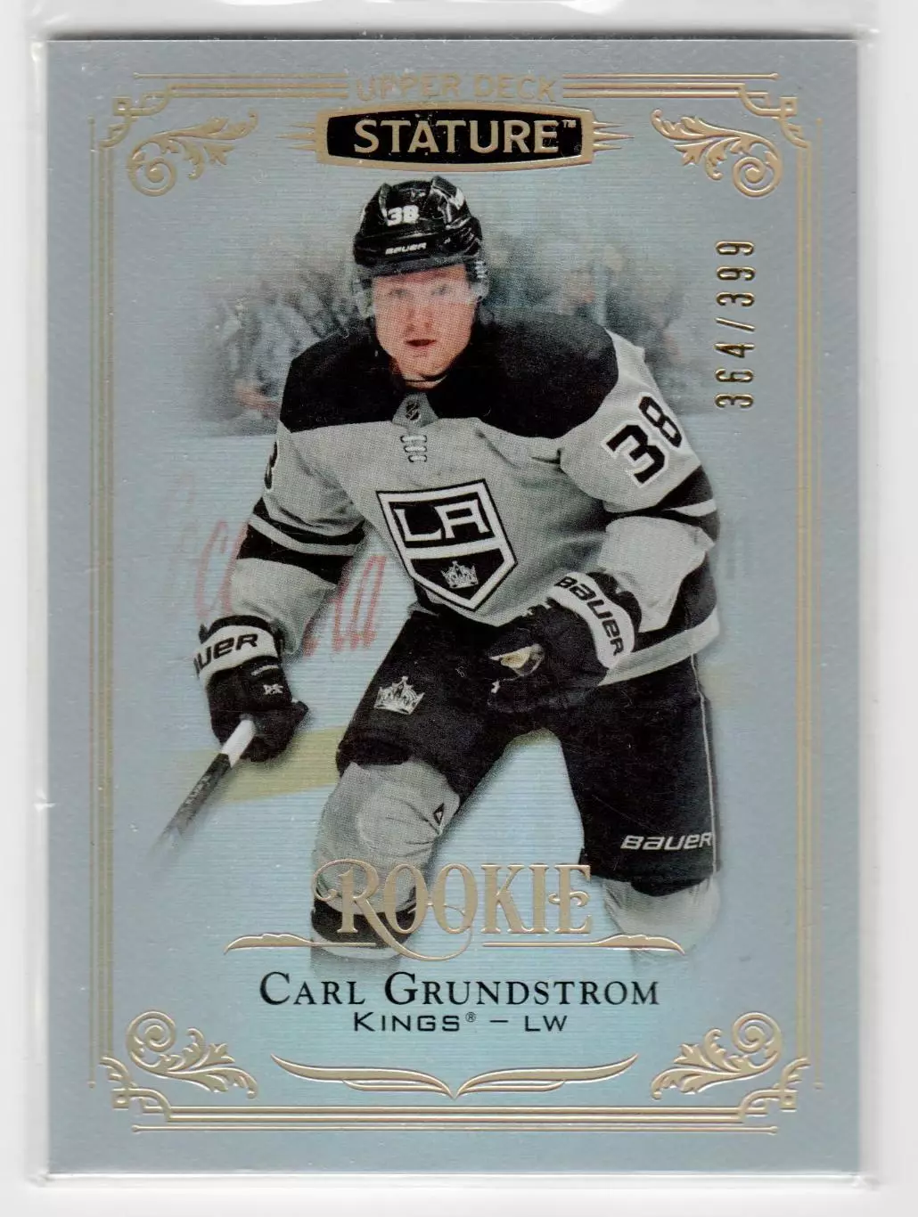 2019-20 Upper Deck Stature #148 Carl Grundstrom RC 364\399