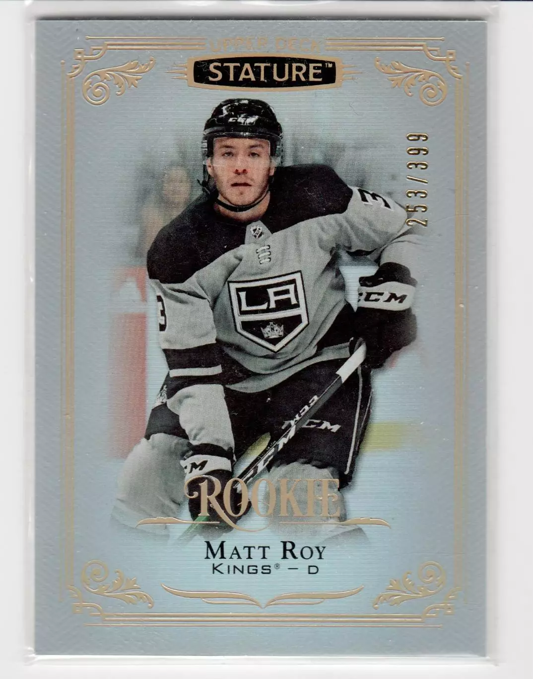 2019-20 Upper Deck Stature #160 Matt Roy RC 253\399