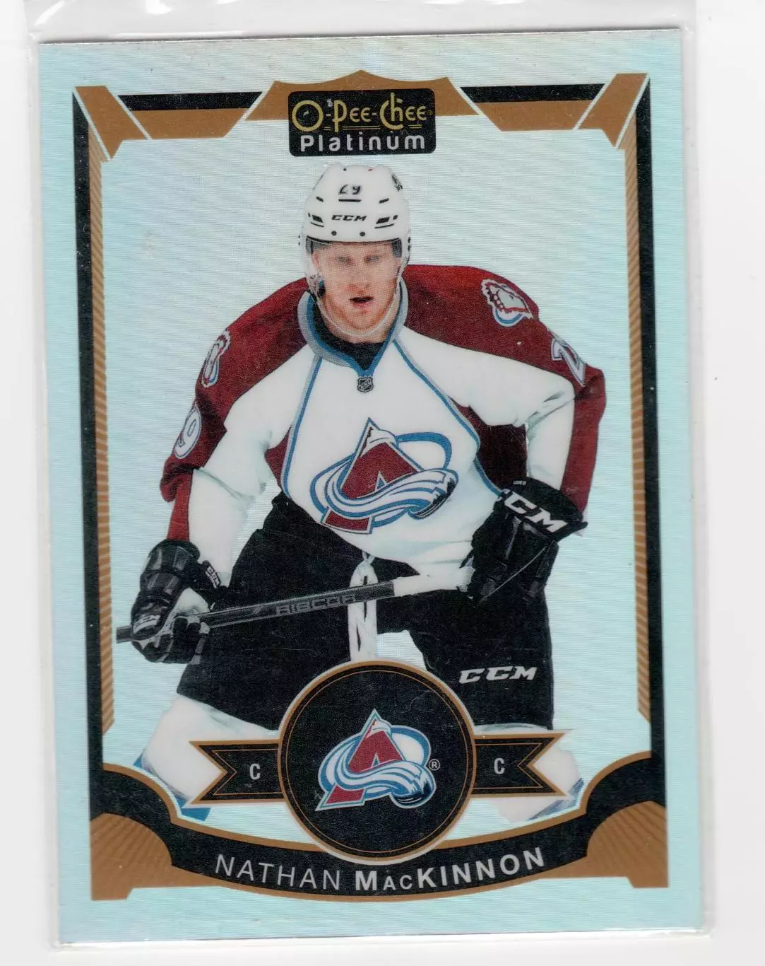 2015-16 O-Pee-Chee Platinum Rainbow #95 Nathan MacKinnon