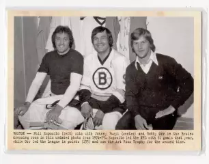 2011-12 Parkhurst Champions #130 Phil Esposito/Johnny Bucyk/Bobby Orr WIRE
