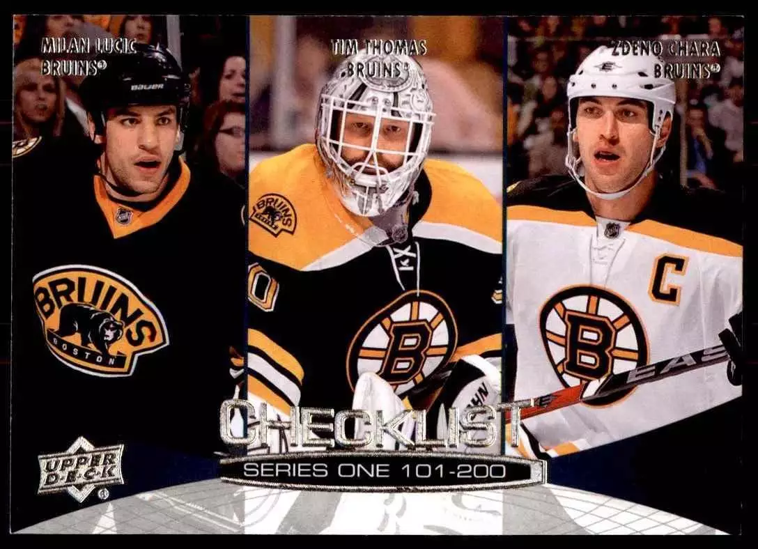 2011-12 Upper Deck #200 Milan Lucic/Tim Thomas/Zdeno Chara CL