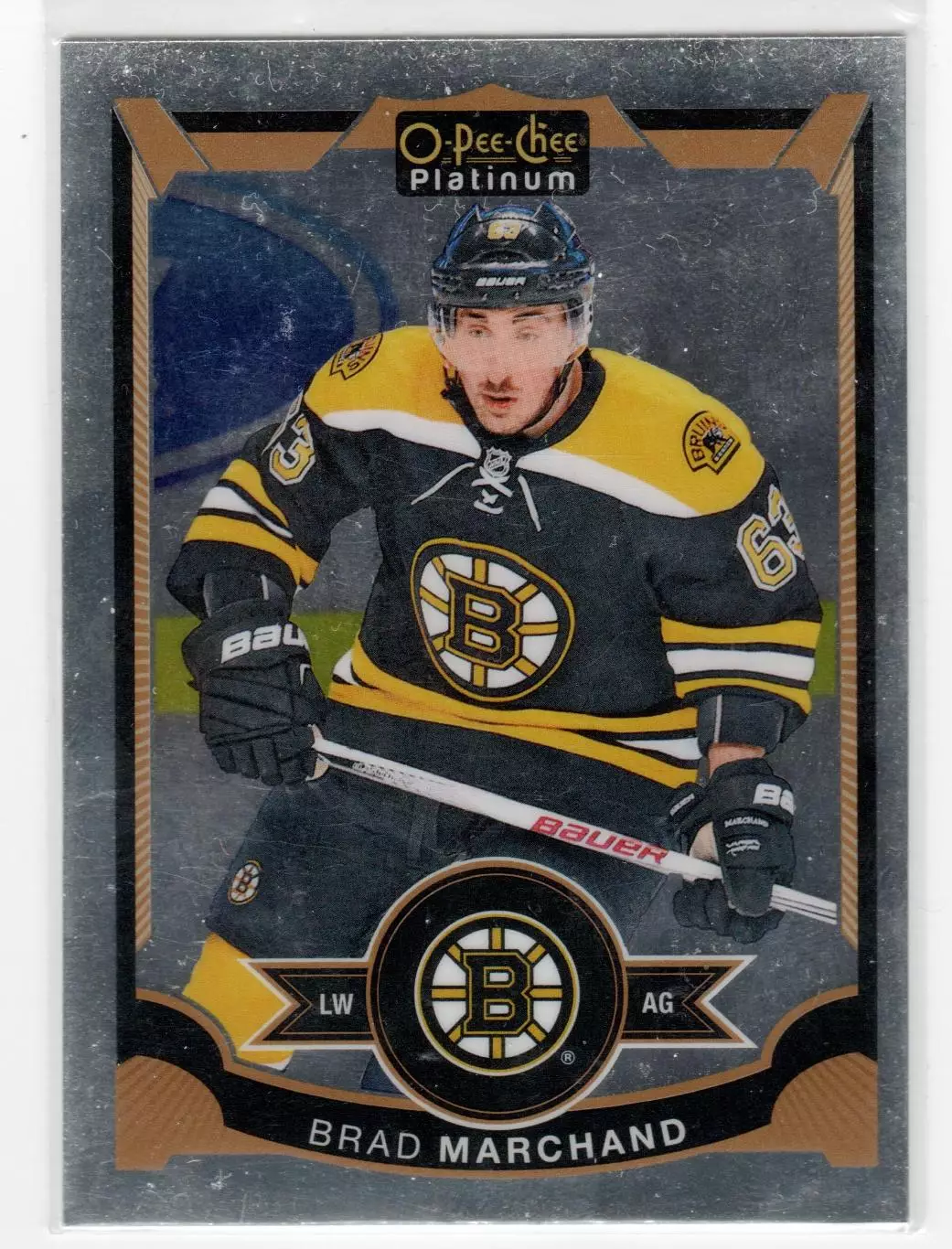 2015-16 O-Pee-Chee Platinum #102 Brad Marchand