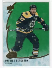 2019-20 Upper Deck Ice Green #15 Patrice Bergeron