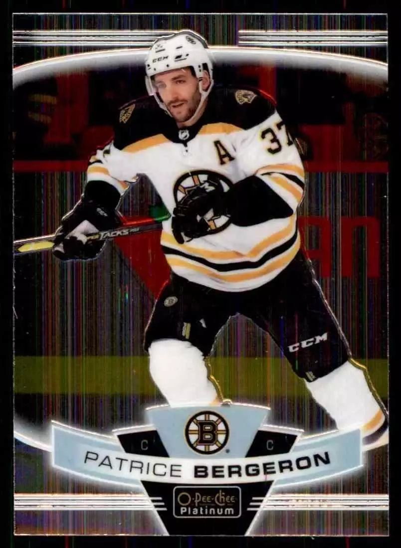 2019-20 O-Pee-Chee Platinum #111 Patrice Bergeron