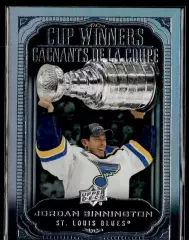 2020-21 Upper Deck Tim Hortons Cup Winners #CW11 Jordan Binnington