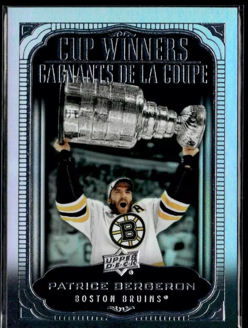 2020-21 Upper Deck Tim Hortons Cup Winners #CW3 Patrice Bergeron