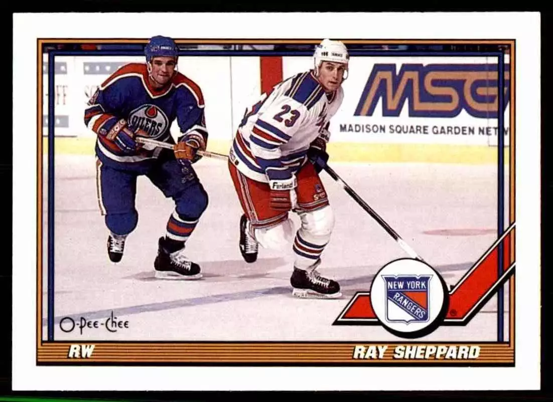 1991-92 O-Pee-Chee #289 Ray Sheppard