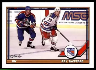 1991-92 O-Pee-Chee #289 Ray Sheppard