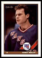 1991-92 O-Pee-Chee #371 Randy Moller