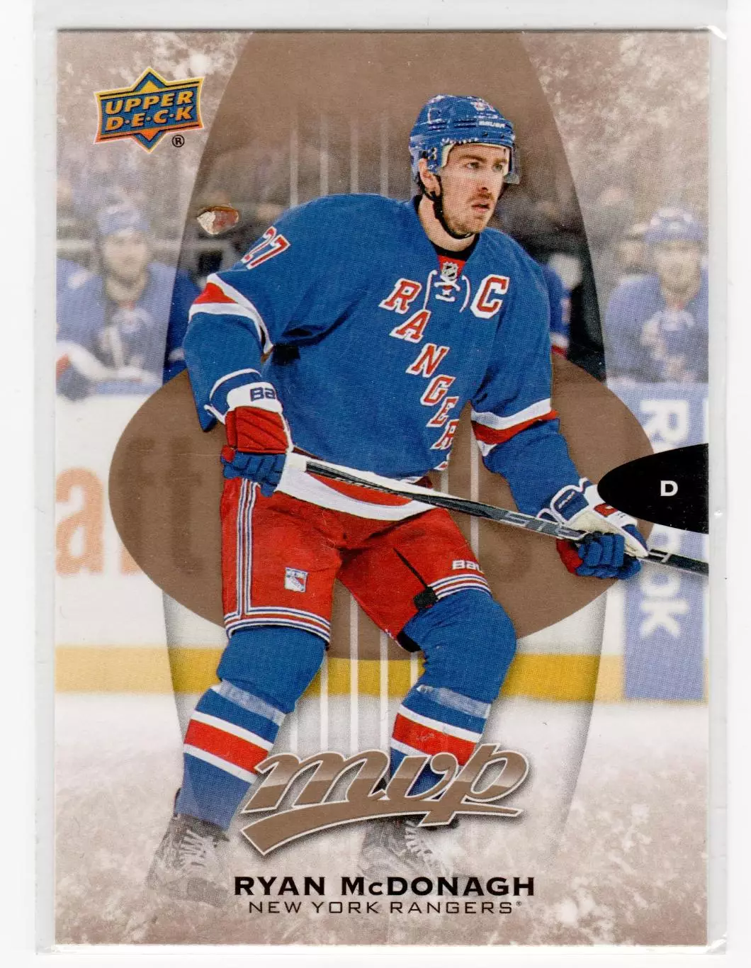 2016-17 Upper Deck MVP #40 Ryan McDonagh
