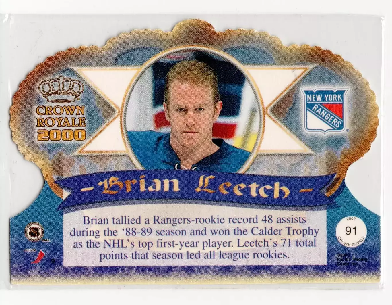 1999-00 Crown Royale #91 Brian Leetch 1