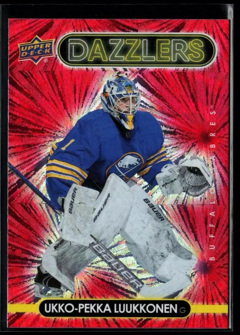 2021-22 Upper Deck Dazzlers Red #DZ6 Ukko-Pekka Luukkonen