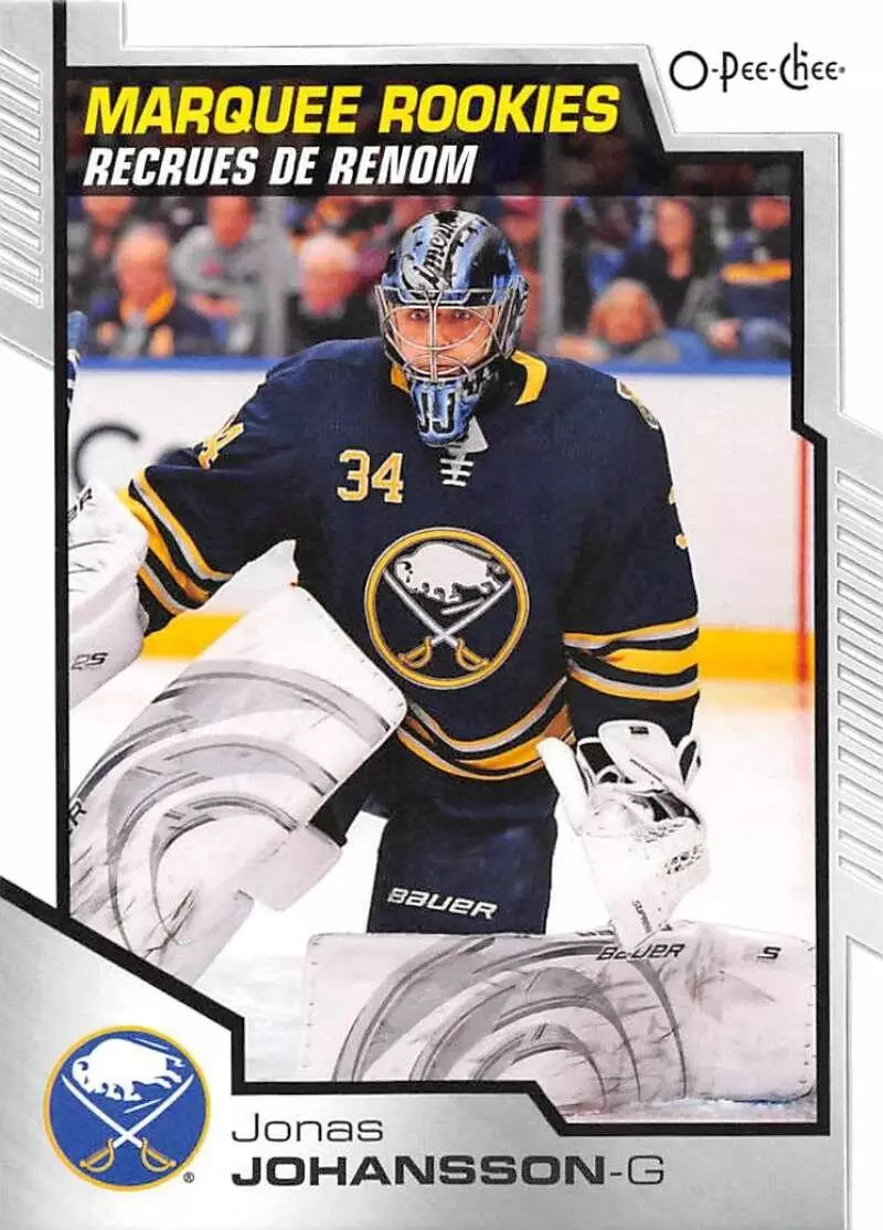 2020-21 O-Pee-Chee #503 Jonas Johansson RC