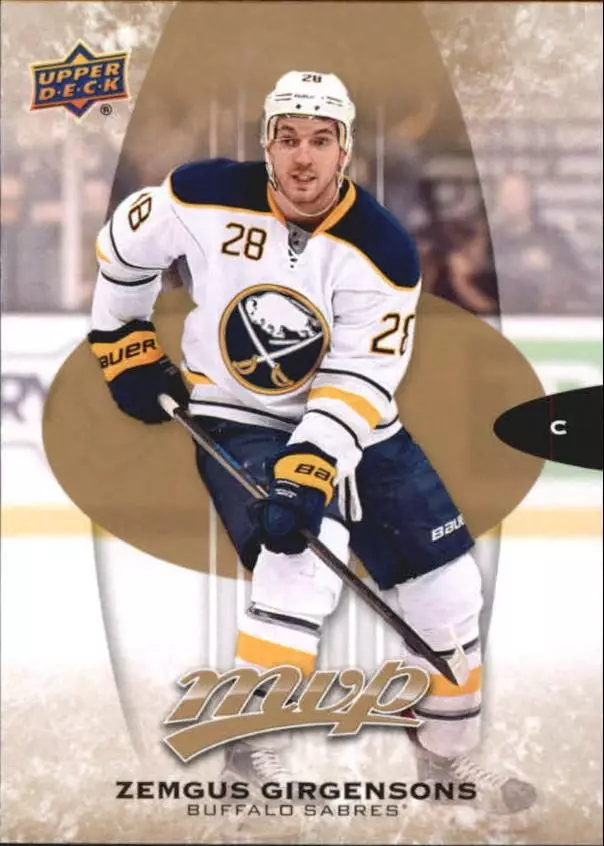 2016-17 Upper Deck MVP #123 Zemgus Girgensons