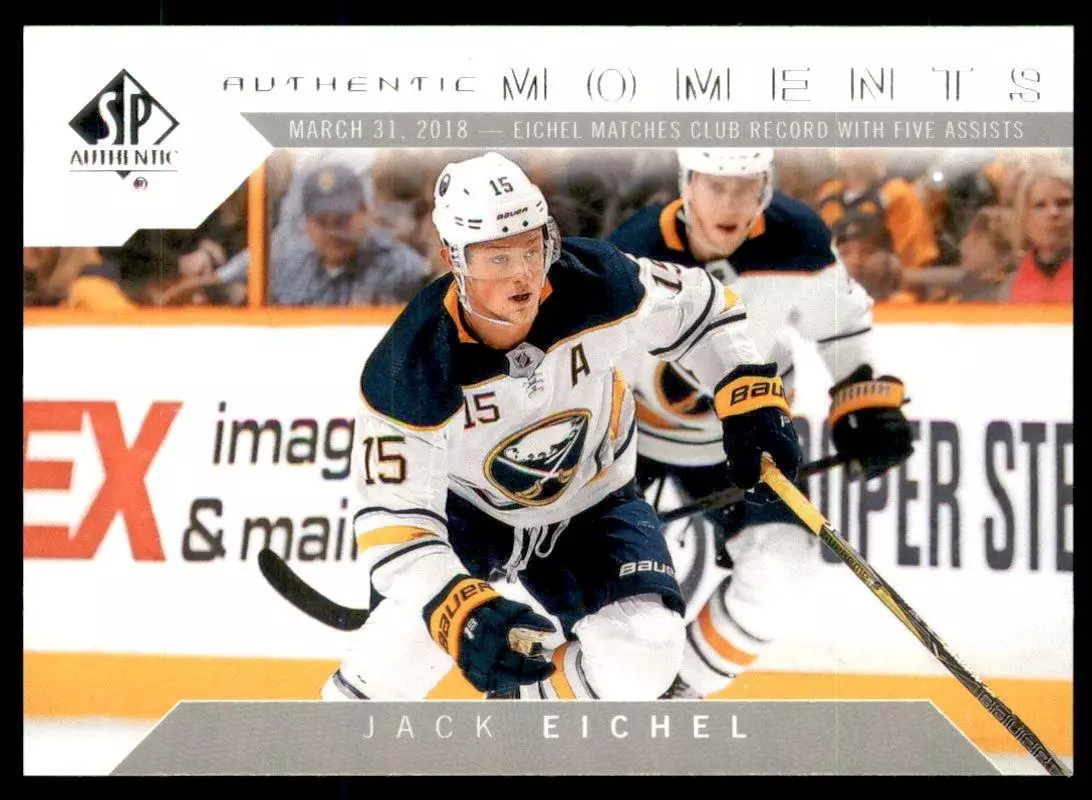 2018-19 SP Authentic #105 Jack Eichel AM