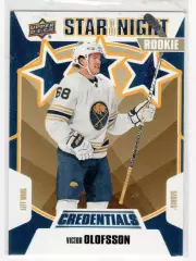 2019-20 Upper Deck Credentials 3rd Star of the Night #3S10 Victor Olofsson