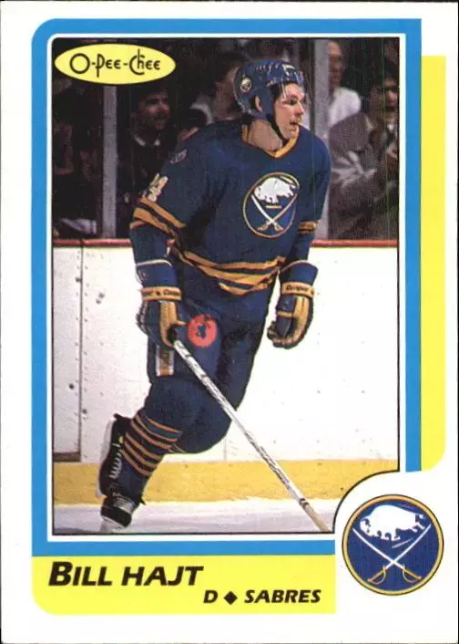 1986-87 O-Pee-Chee #52 Bill Hajt