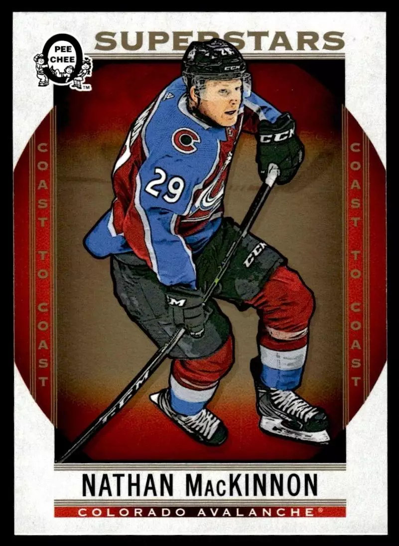2018-19 O-Pee-Chee Coast to Coast #105 Nathan MacKinnon