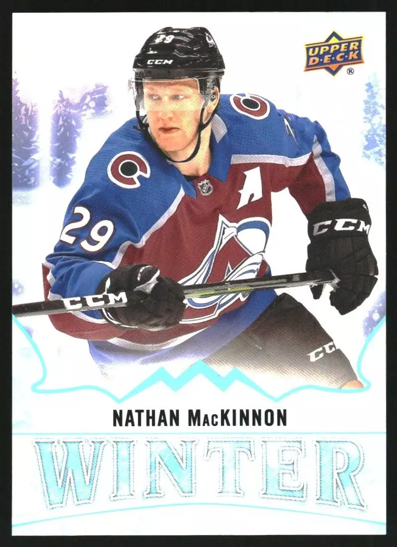 2019 Upper Deck Singles Day Winter #W9 Nathan MacKinnon