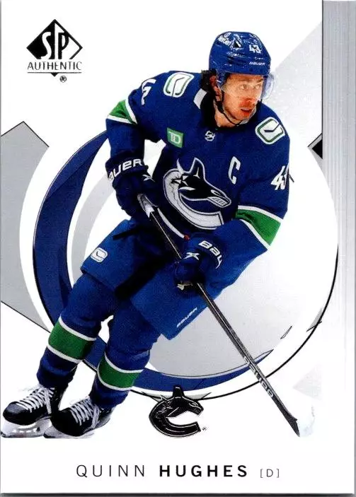 2024-25 SP Authentic #90 Quinn Hughes