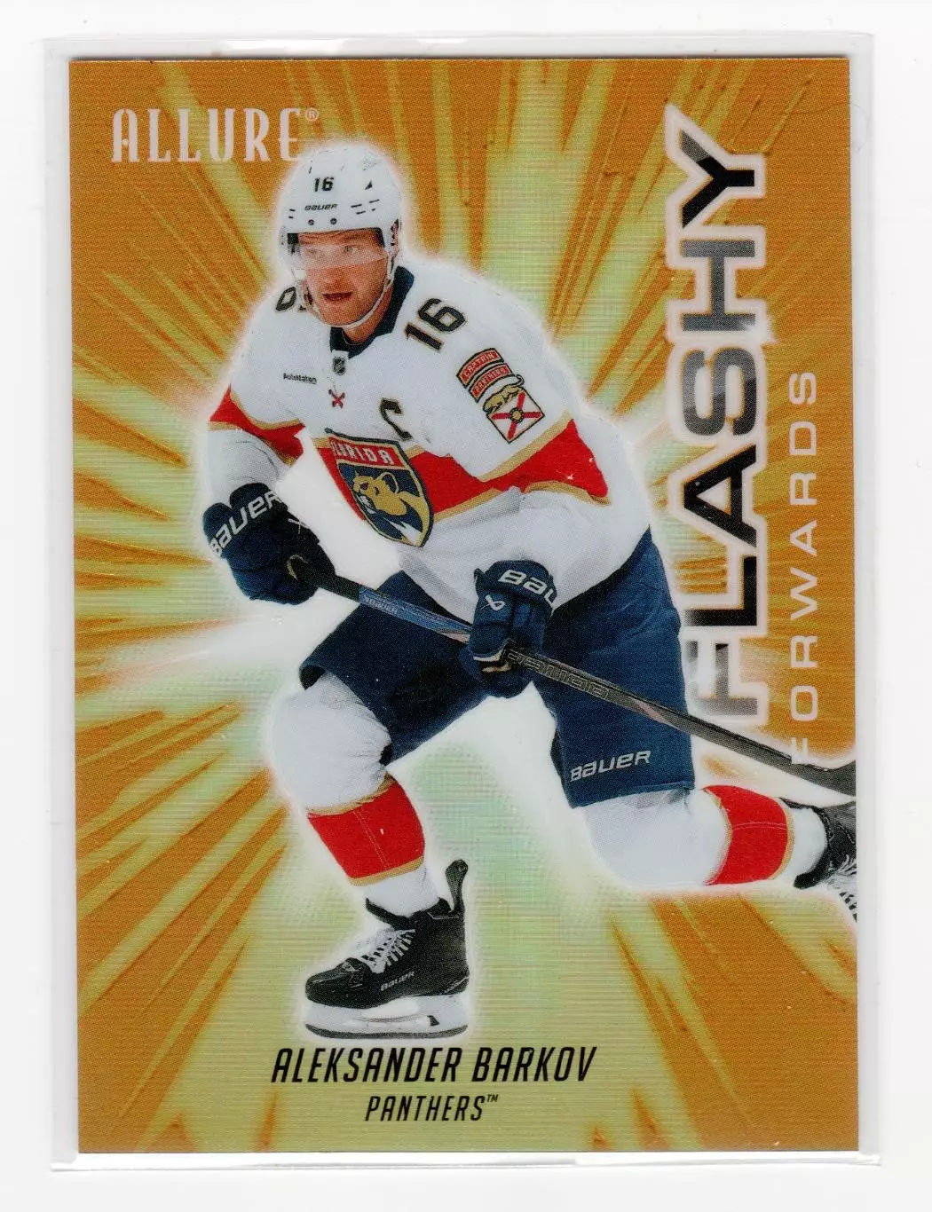 2025-26 Upper Deck Allure Flashy Forwards Orange #FF3 Aleksander Barkov