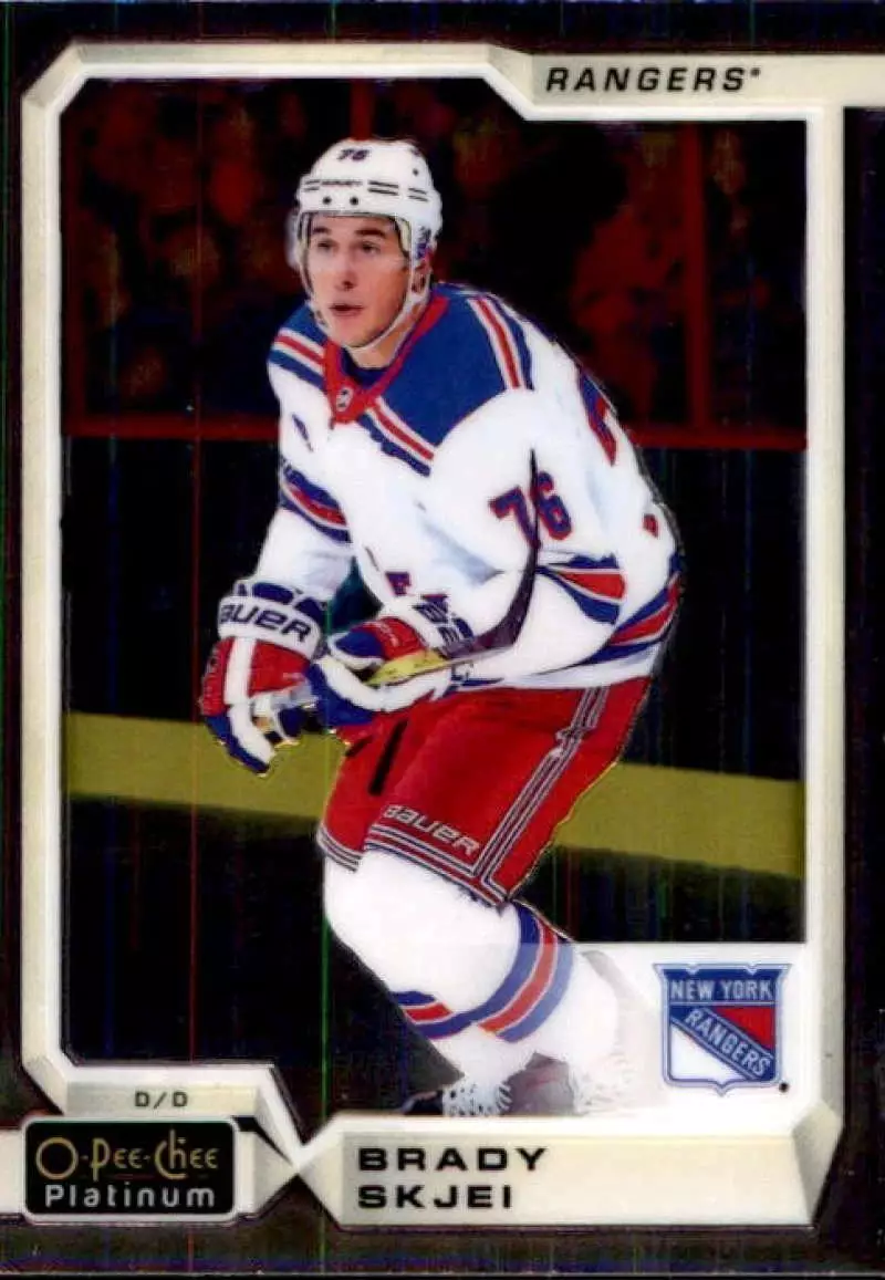 2018-19 O-Pee-Chee Platinum #109 Brady Skjei
